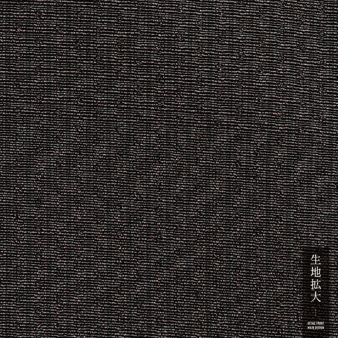 男着物 袷 身丈136cm 裄丈62cm 正絹 Sランク カジュアル 棒衿 Sサイズ 無地 茶系 RP 1224-13991
