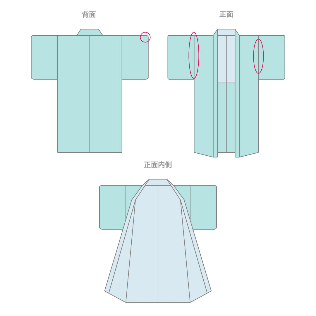 アンティーク 羽織 袷 身丈85cm 裄62cm 正絹 Bランク 花菱 ピンク系 1217-00800