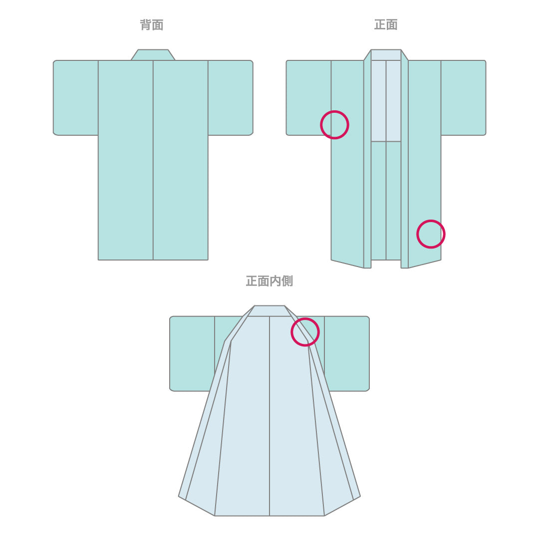 羽織 袷 身丈87cm 裄丈62cm 正絹 Bランク カジュアル Sサイズ しつけ糸 幾何学柄 グレー系 HP 1232-05980