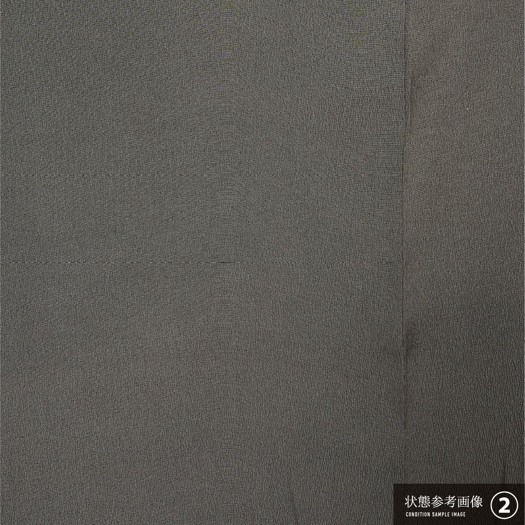 羽織 袷 身丈75cm 裄丈62cm 正絹 Bランク カジュアル Sサイズ 紐あり 緑系 HP 1232-13680