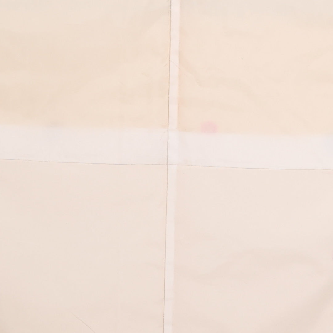 洗える着物 小紋 袷 身丈160cm 裄丈65cm ポリエステル Sランク インフォーマル 広衿 Mサイズ 菊亀甲 黄系 RP 1221-17542