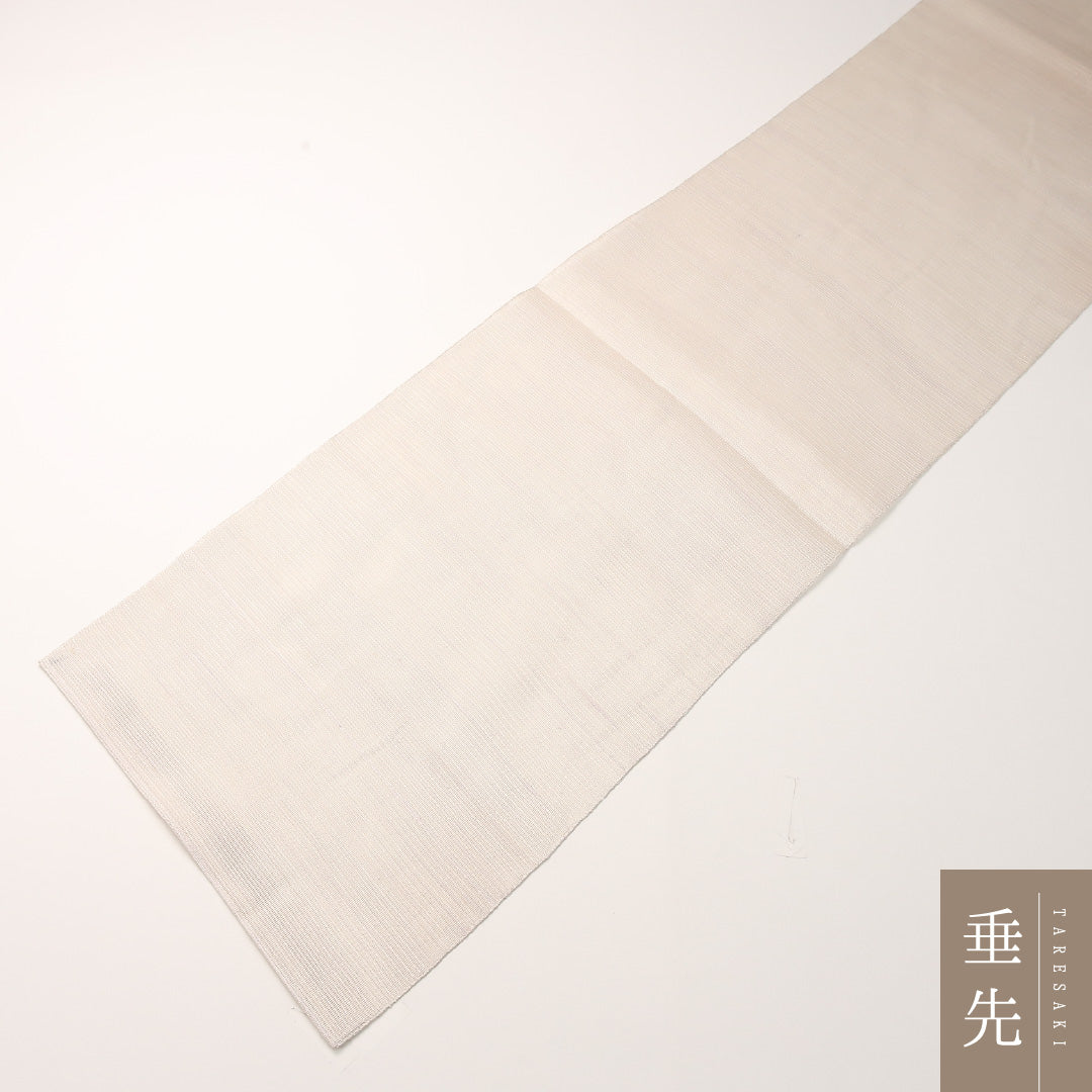 夏物 袋帯 帯丈452cm 正絹 ポイント柄 インフォーマル 創作柄 クリーム系 1243-02439