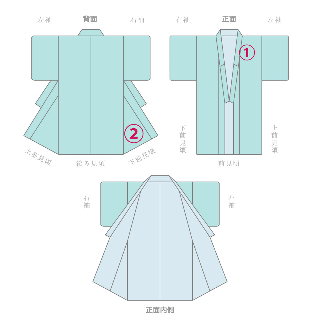 訪問着 夏着物 身丈147cm 裄丈55.5cm XS 正絹 Aランク 絽 広衿 山 桔梗 夏物 1212-11202