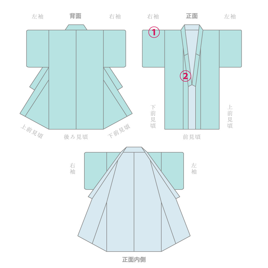 小紋 身丈154cm 裄丈64cm S 正絹 Aランク 袷 広衿 流水 小槌 1215-11442