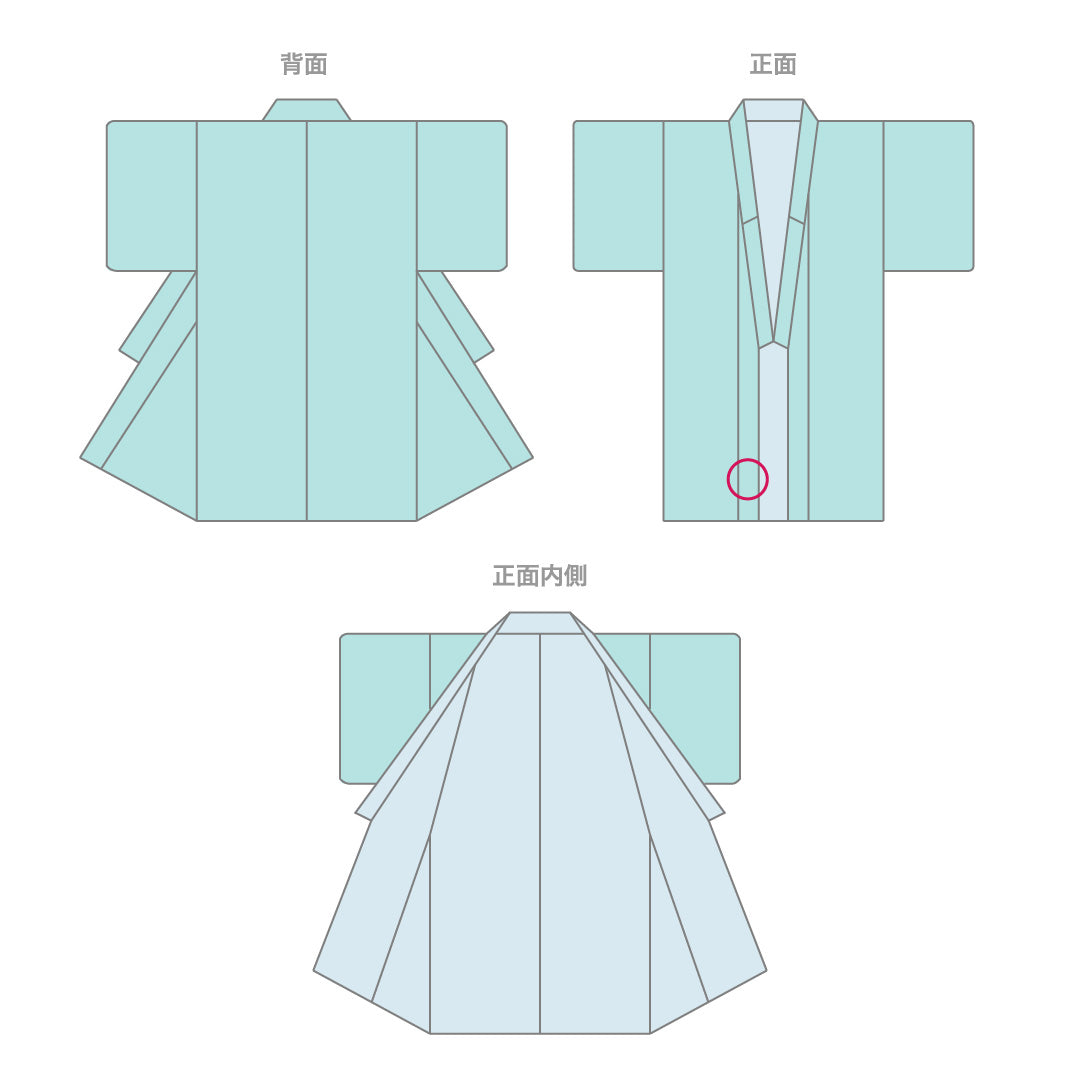 訪問着 袷 身丈159cm 裄63cm 正絹 一つ紋 木 片喰 Aランク 1212-00852