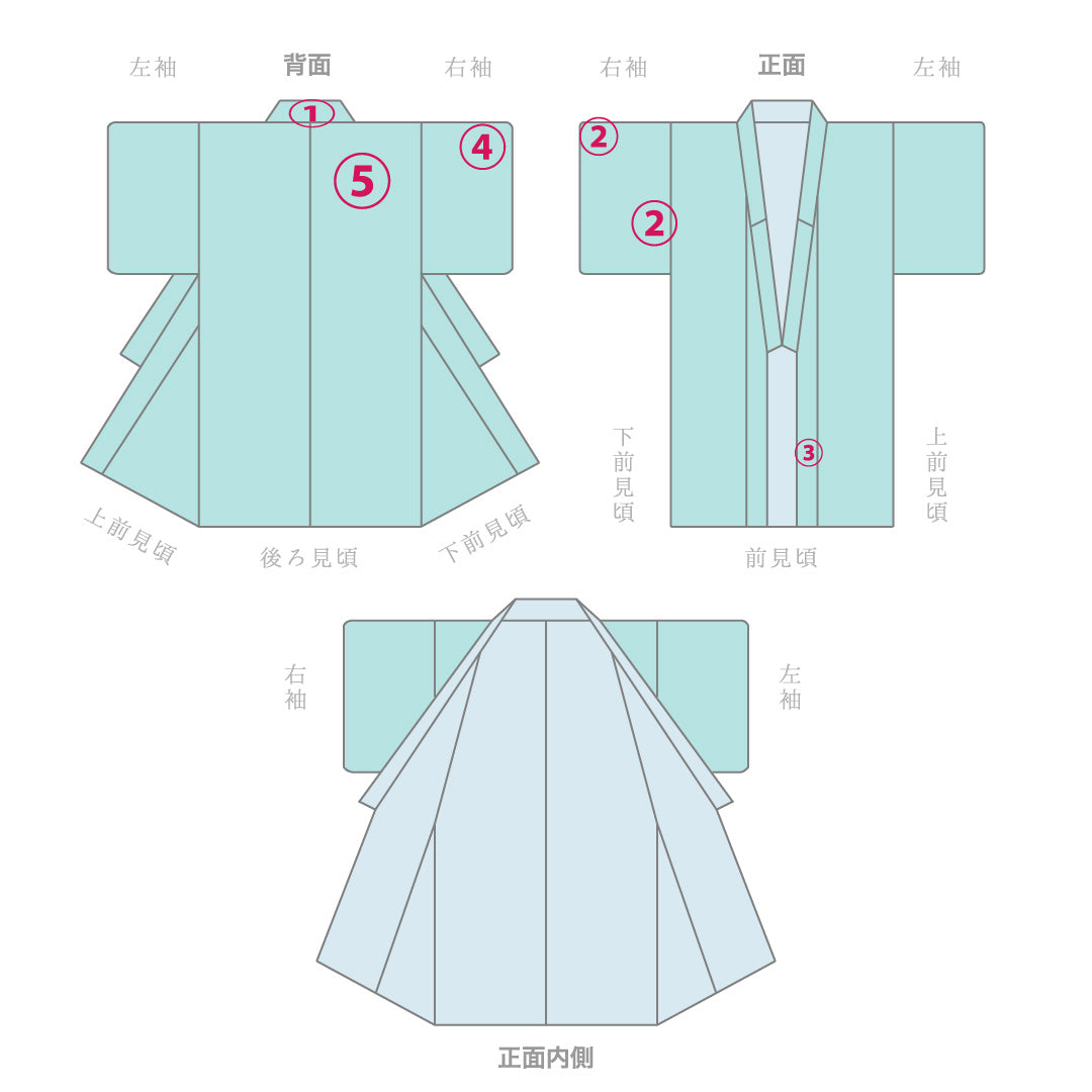 訪問着 身丈158cm 裄丈62cm M 正絹 Bランク 袷 一つ紋 広衿 人物 御所車 1212-11179