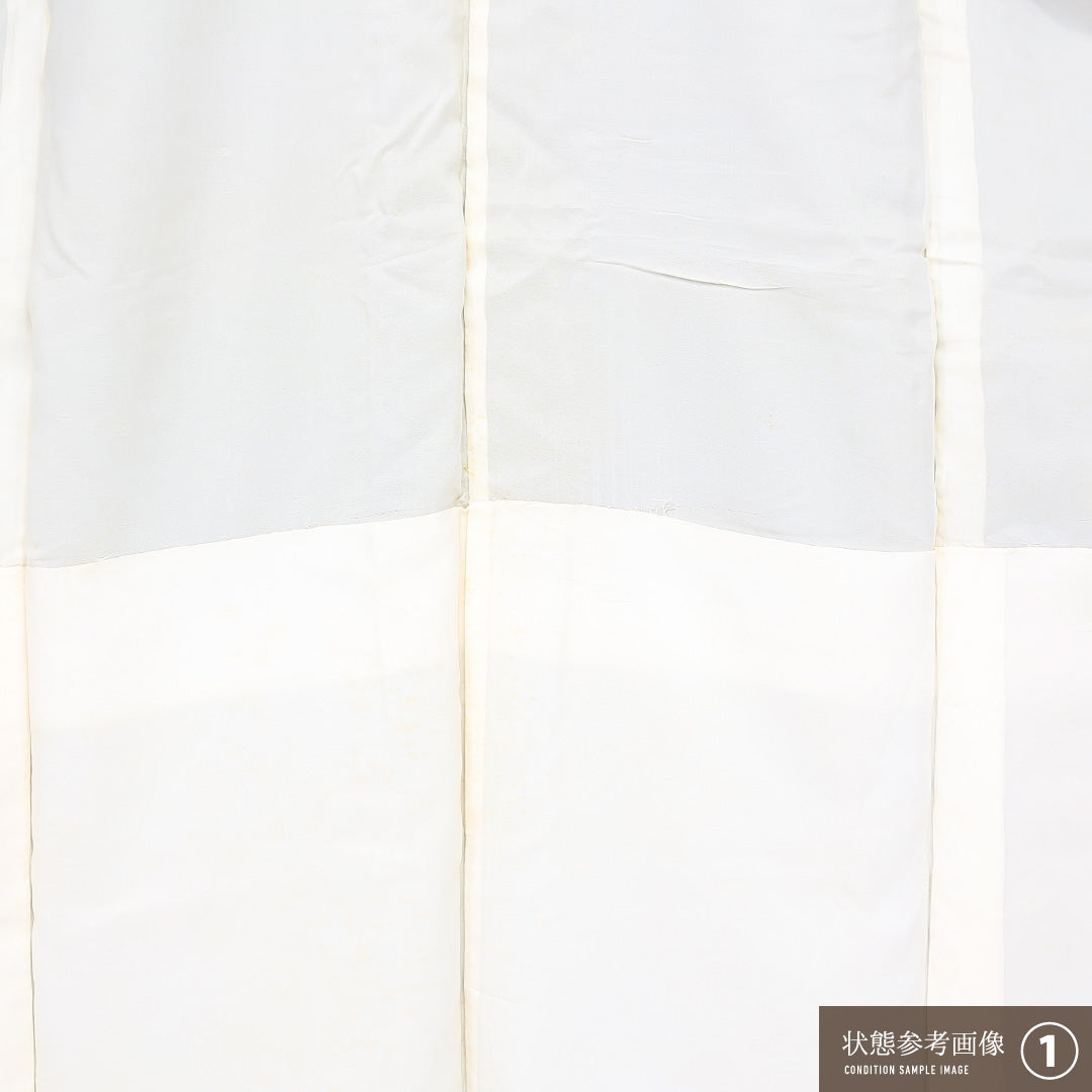 黒留袖 五つ紋 五三桐 身丈154cm 裄丈64cm Bランク 正絹 袷 比翼 広衿 S 刺繍 鳳凰 桐 フォーマル 古典的 格調高い 黒系 1211-F0530