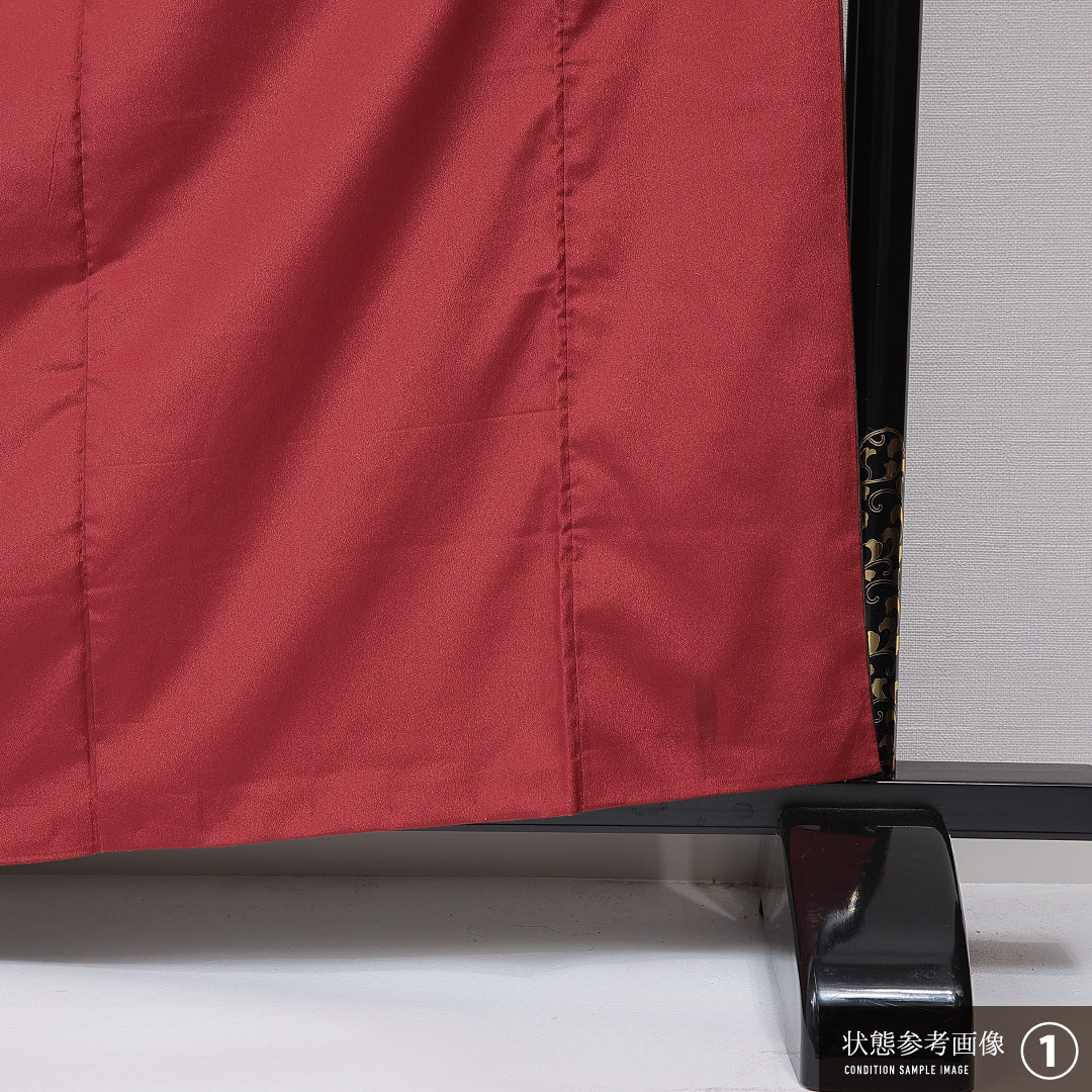 洗える着物 小紋 袷 身丈166cm 裄丈66cm ポリエステル Sランク インフォーマル 広衿 XLサイズ 縞 多色系 RP 1221-15636