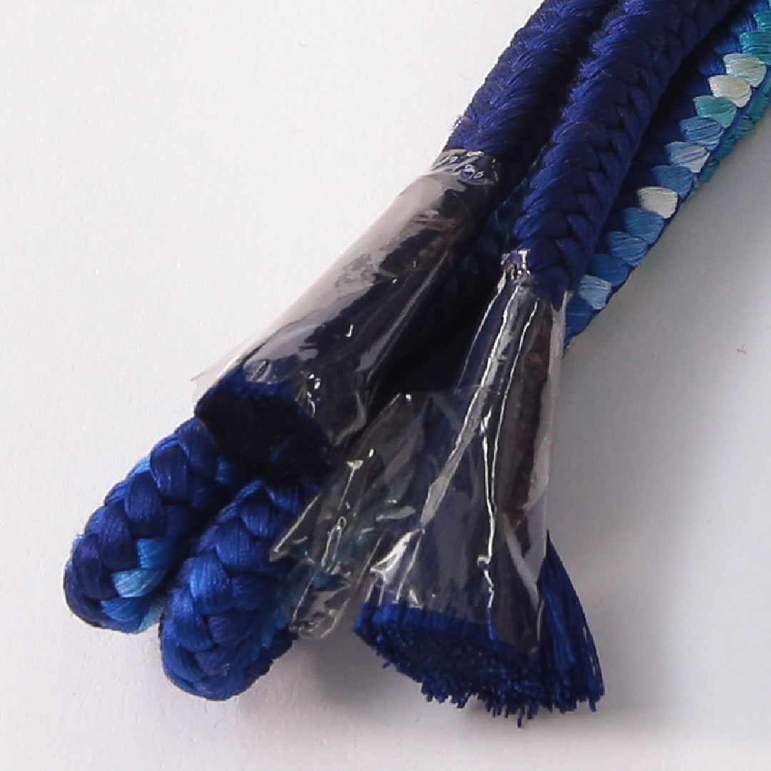 未使用品 帯締め 角組紐 洋角組 正絹 青系 1251-01674