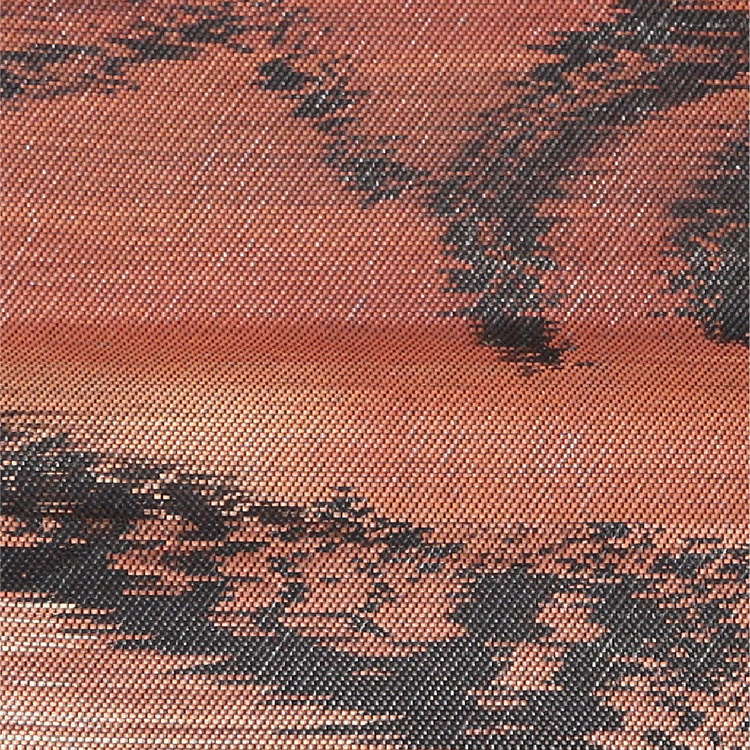 名古屋帯 1245-04507 生地アップ