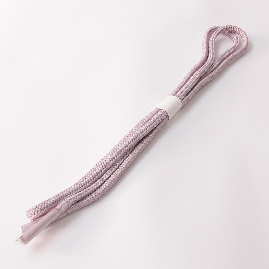 未使用品 帯締め 平組紐 平唐組 正絹 紫系 1251-01646
