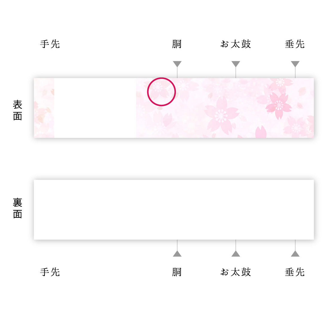袋帯 帯丈436cm 正絹 ポイント柄 染め帯 セミフォーマル 手描き 桜桃 ピンク系 1243-00454