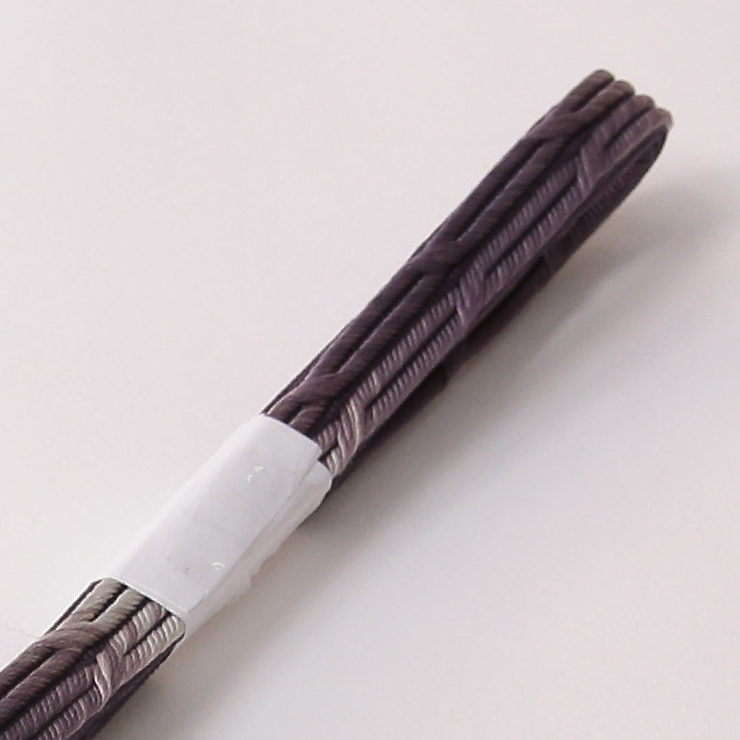 未使用品 礼装用 帯締め 平組紐 畝組 正絹 グレー系 1251-01843