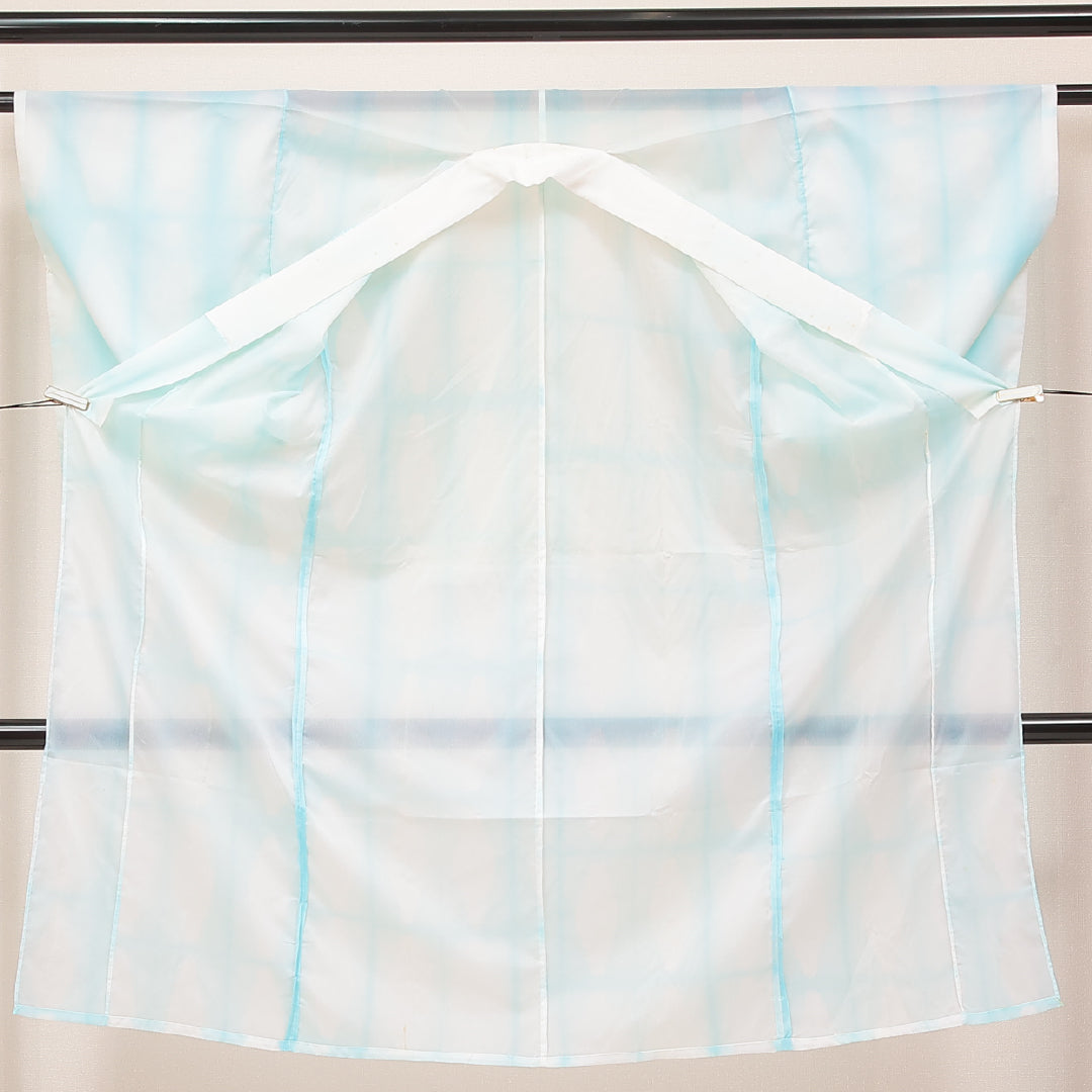 アンティーク 長襦袢 単衣 身丈127cm 裄丈62cm 正絹 Aランク Lサイズ 白系 RP 1239-17229