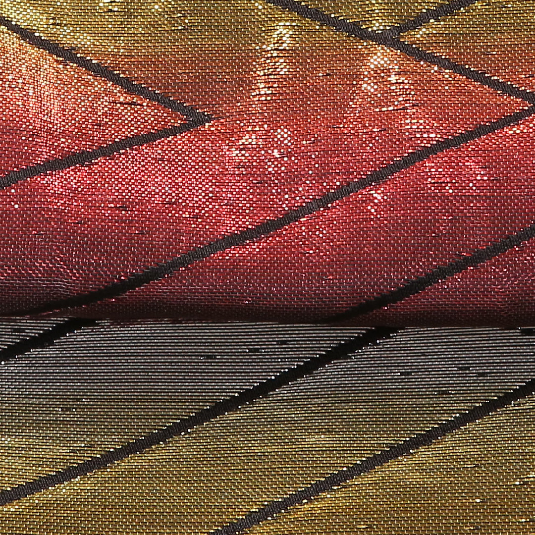 踊り用 半幅帯 帯丈336cm ポリエステル 全通 小袋帯 松皮菱 多色系 1247-00669