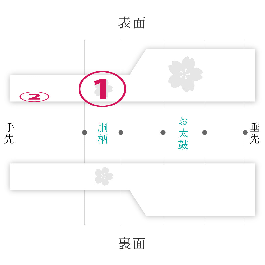 名古屋帯 1245-04402 手先アップ