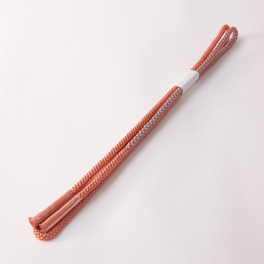 未使用品 帯締め 丸組紐 八つ組 正絹 ピンク系 1251-01837