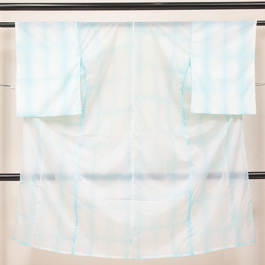 アンティーク 長襦袢 単衣 身丈127cm 裄丈62cm 正絹 Aランク Lサイズ 白系 RP 1239-17229