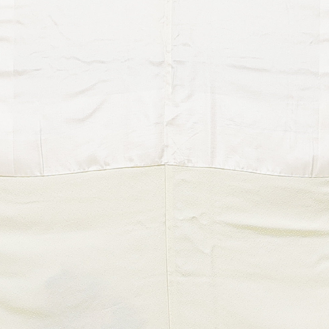 色留袖 袷 身丈159cm 裄丈65cm 正絹 Cランク セミフォーマル 広衿 Mサイズ 牡丹 黄系 LP 1214-06910