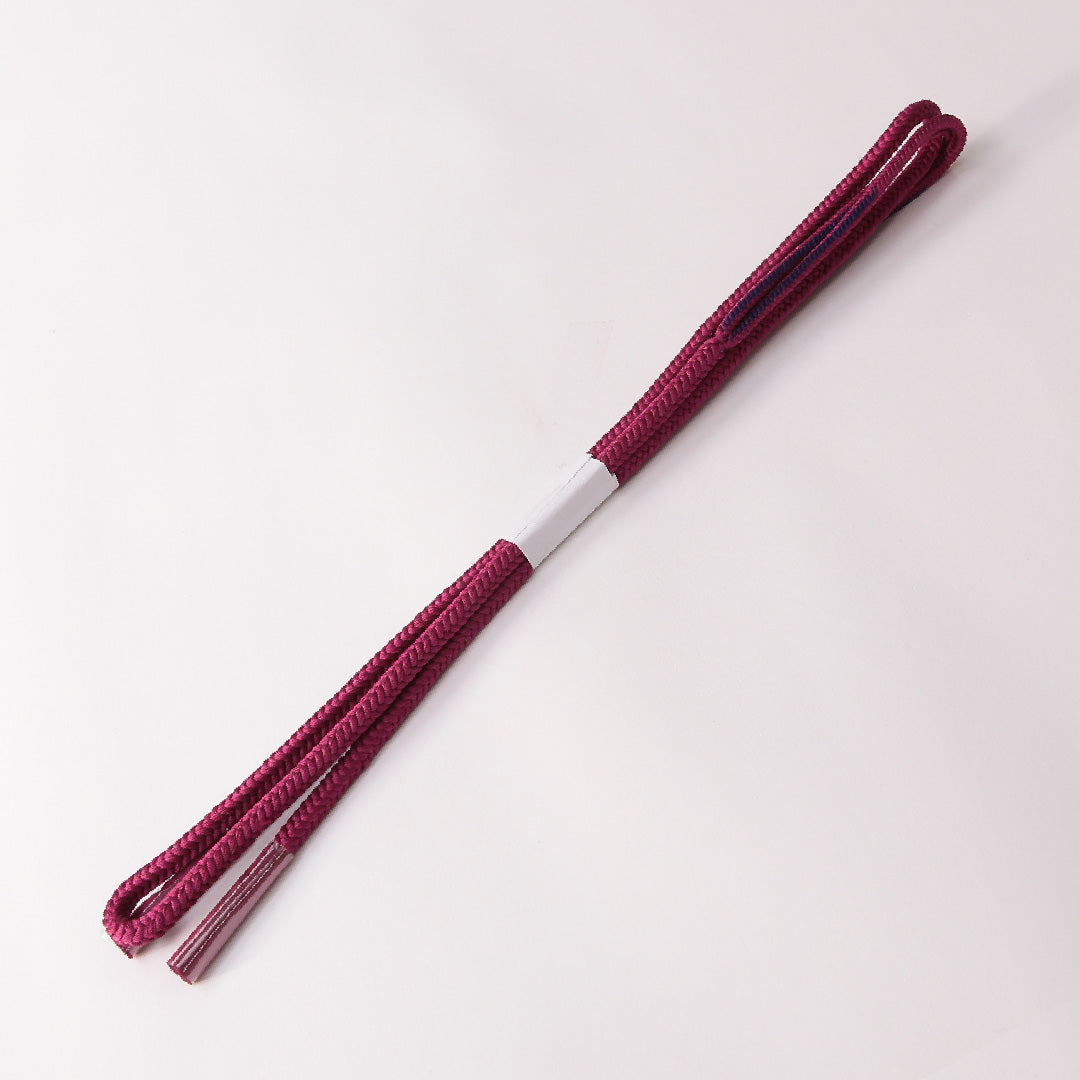 未使用品 帯締め 丸組紐 洋角組 正絹 紫系 1251-01818