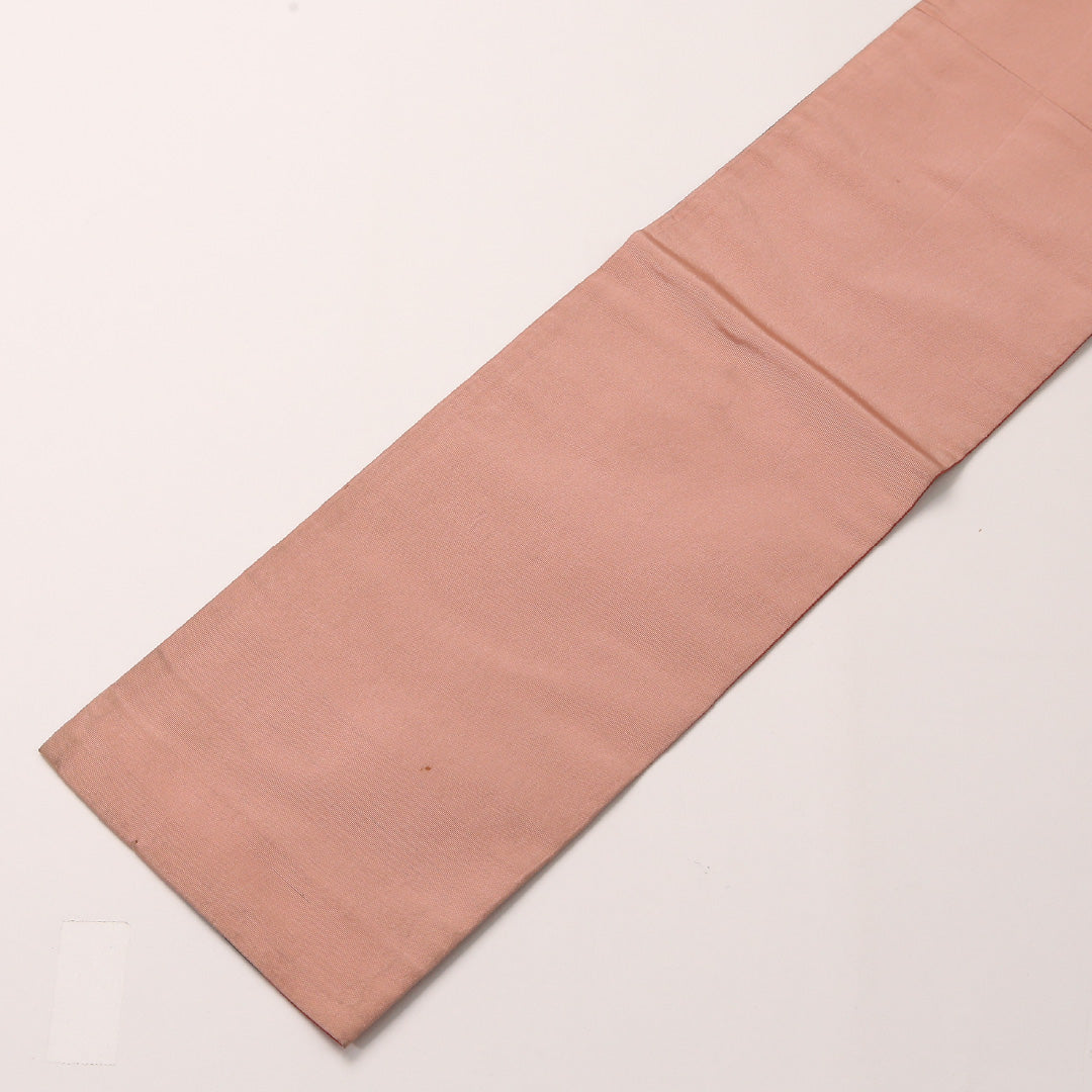 半幅帯 帯丈318cm 正絹 全通 小袋帯 カジュアル 縞 ピンク系 1247-00700