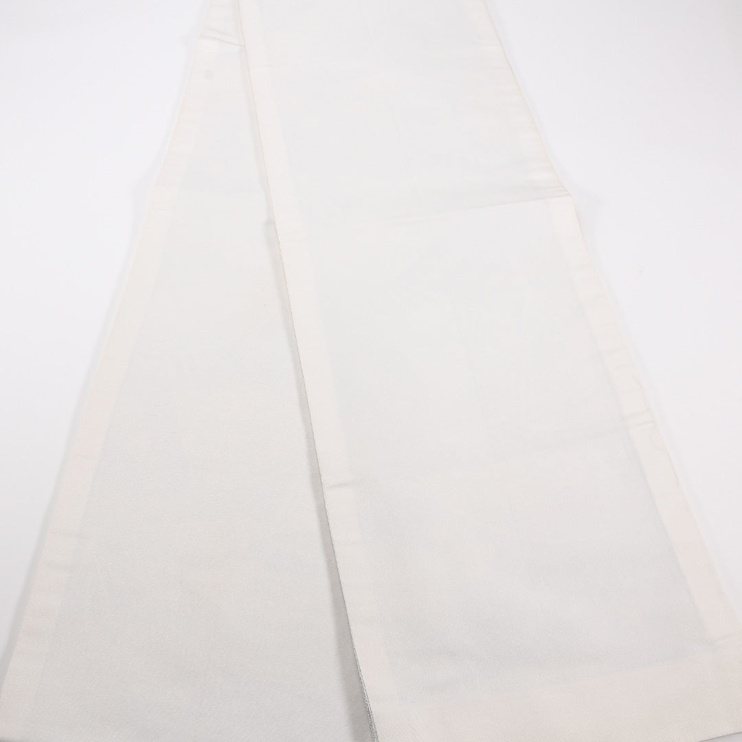 袋帯 帯丈428cm ポリエステル 全通 セミフォーマル 扇面文 菊 グレー系 1243-02543
