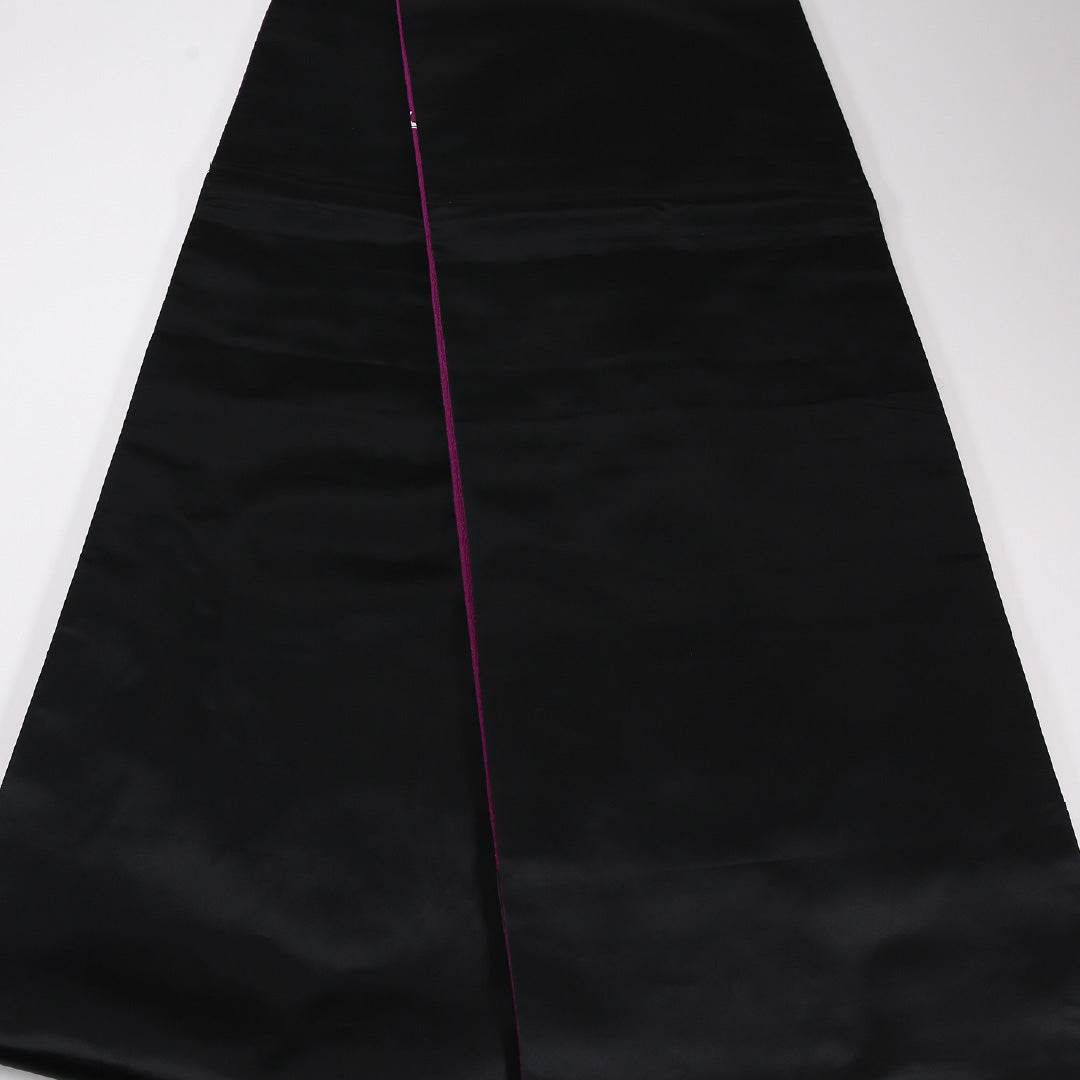 楽器 袋帯 帯丈464cm ポリエステル 六通 染め帯 インフォーマル 紫系 赤系 1243-02608
