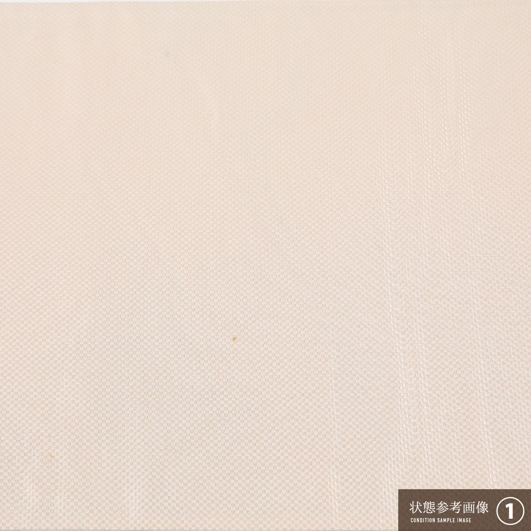 創作柄 袋帯 帯丈428cm 正絹 六通 インフォーマル クリーム系 黄系 1243-02592