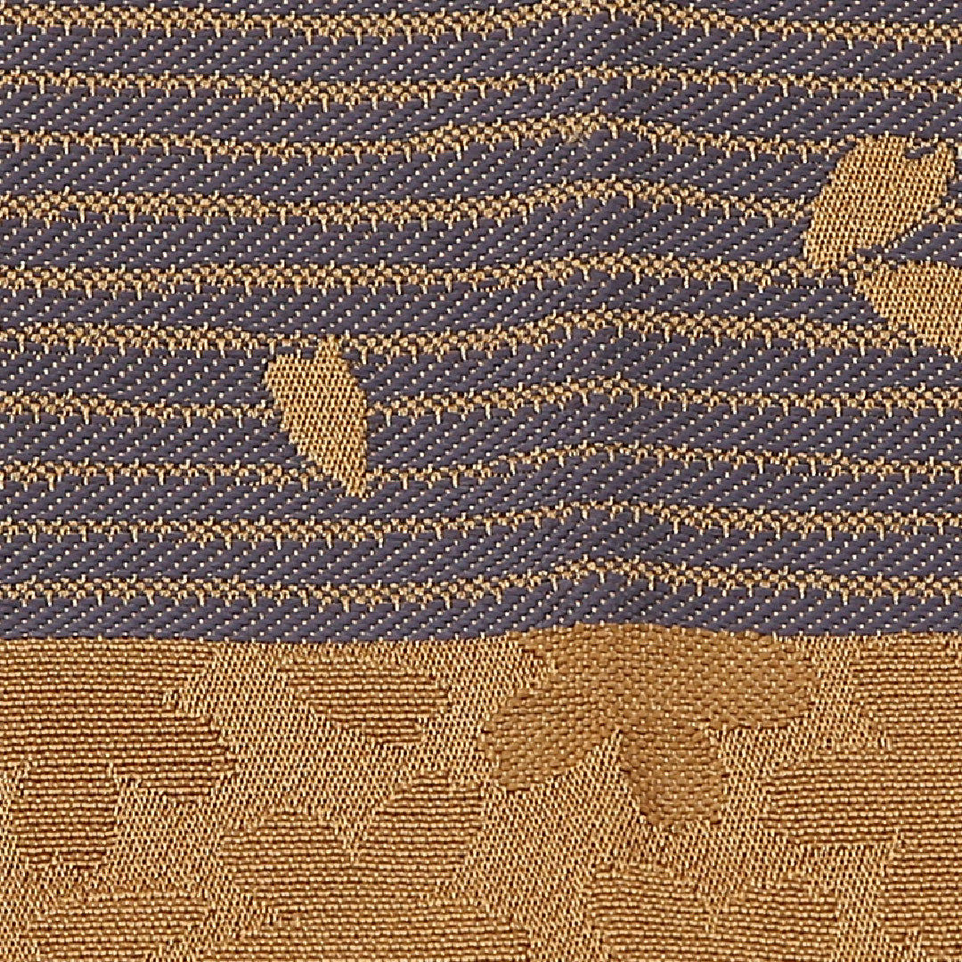 市松 袋帯 帯丈368cm ポリエステル 六通 インフォーマル 黄系 茶系 1243-02625