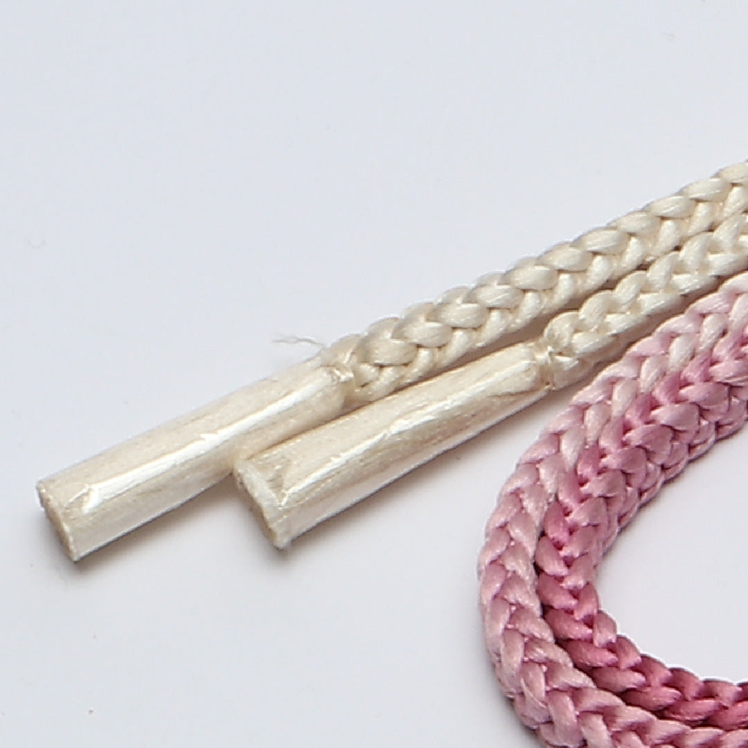 未使用品 帯締め 角組紐 冠組 正絹 ピンク系 白系 1251-02103