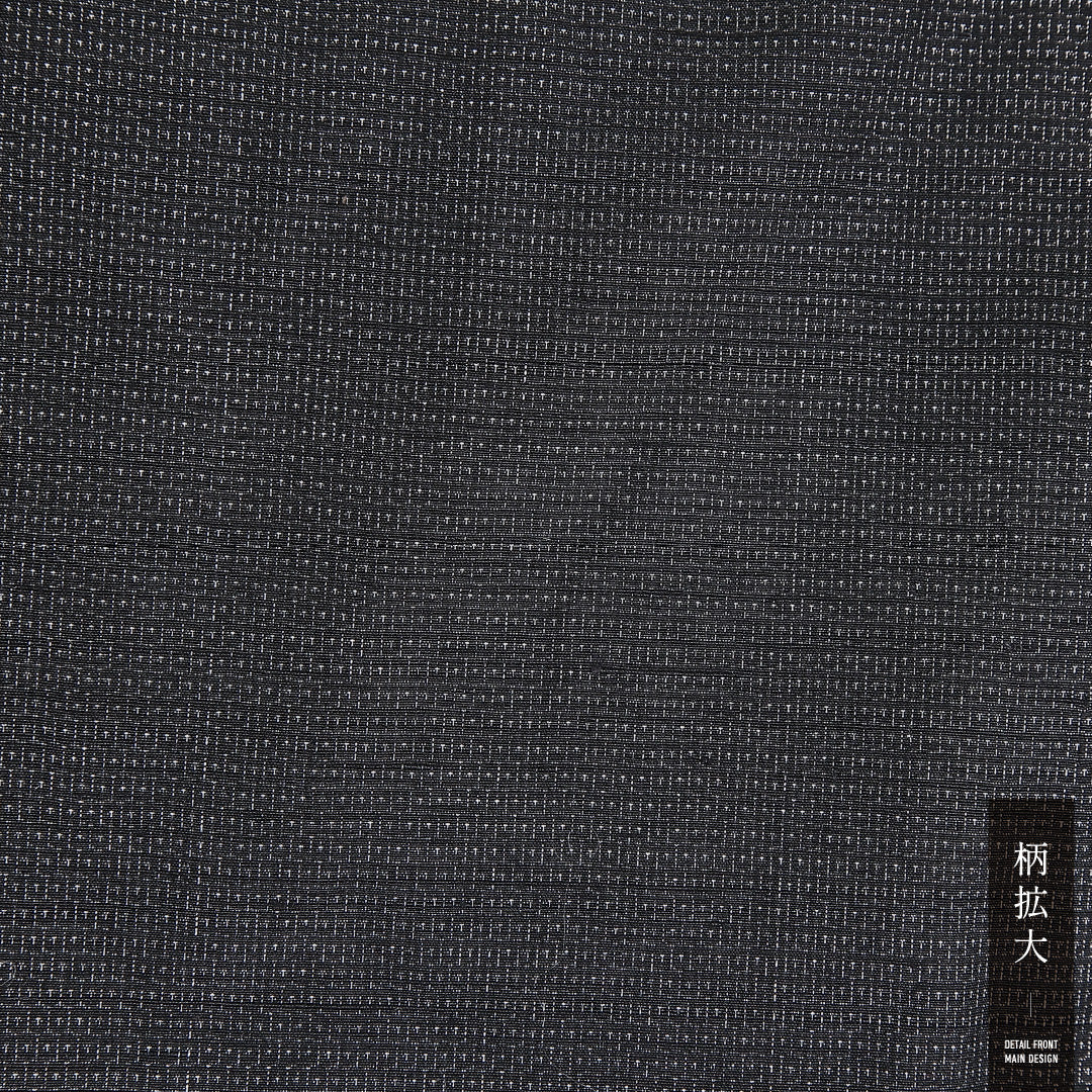アンサンブル 男着物 (紬) 袷 身丈145cm 裄丈70cm 正絹 Cランク インフォーマル 棒衿 Mサイズ 亀甲 茶系 RP 1224-17363