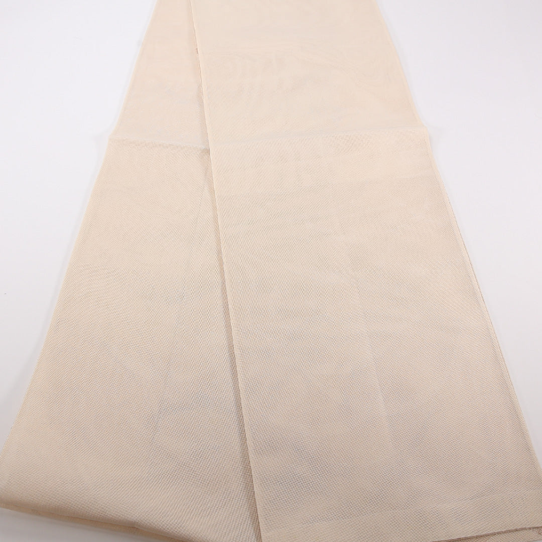 夏物 袋帯 帯丈428cm 正絹 六通 インフォーマル 芝草 クリーム系 1243-02488
