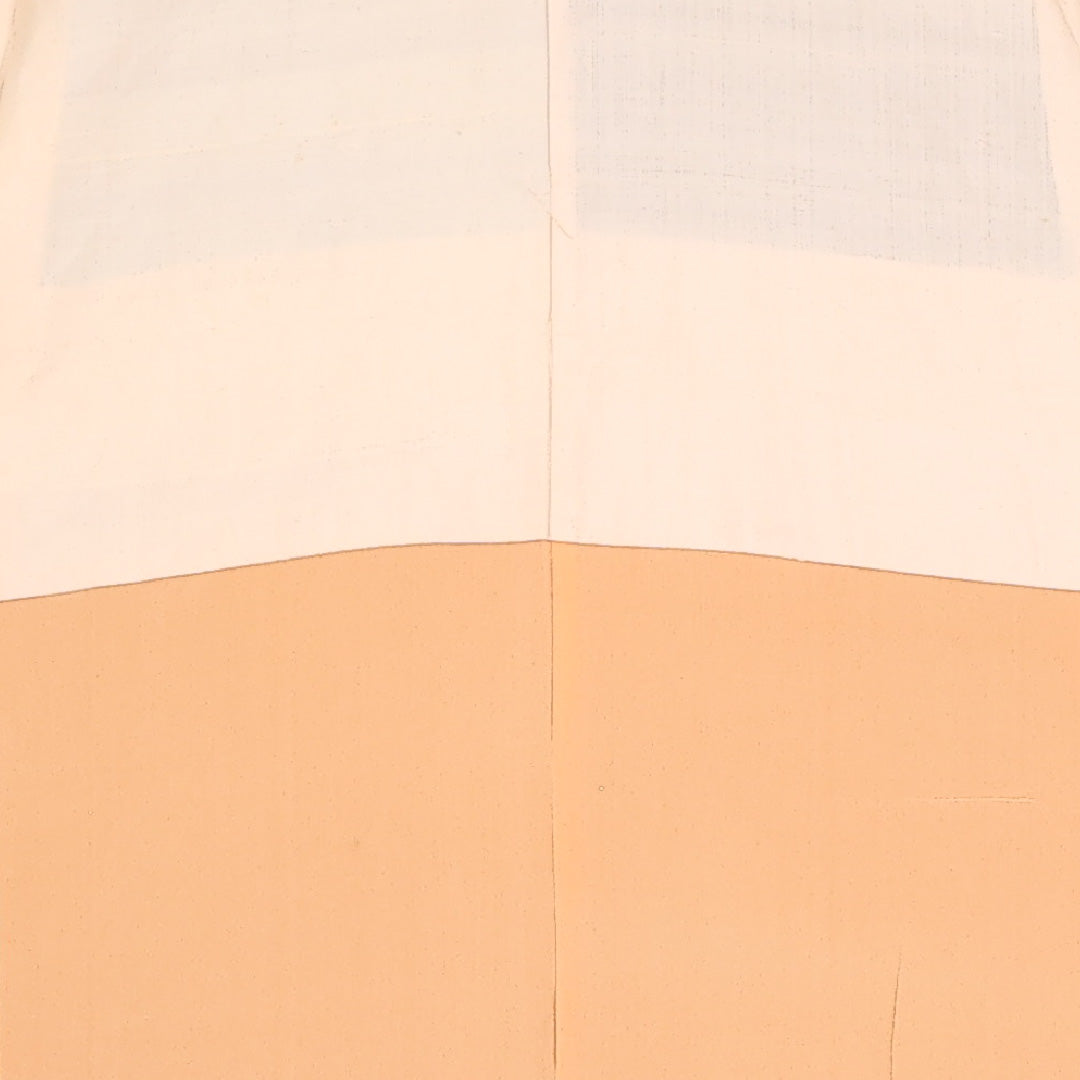 アンティーク 小振袖 (錦紗) 袷 身丈144cm 裄丈61cm 正絹 Aランク 紋意匠 (菊) バチ衿 XSサイズ 菊 グレー系 M4 1216-17554
