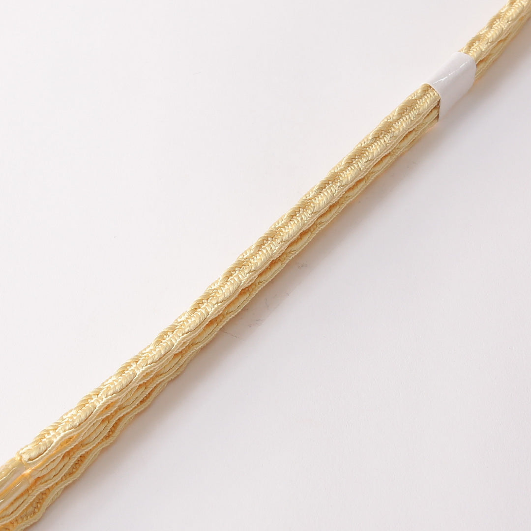 未使用品 帯締め 平組紐 正絹 黄系 1251-01911