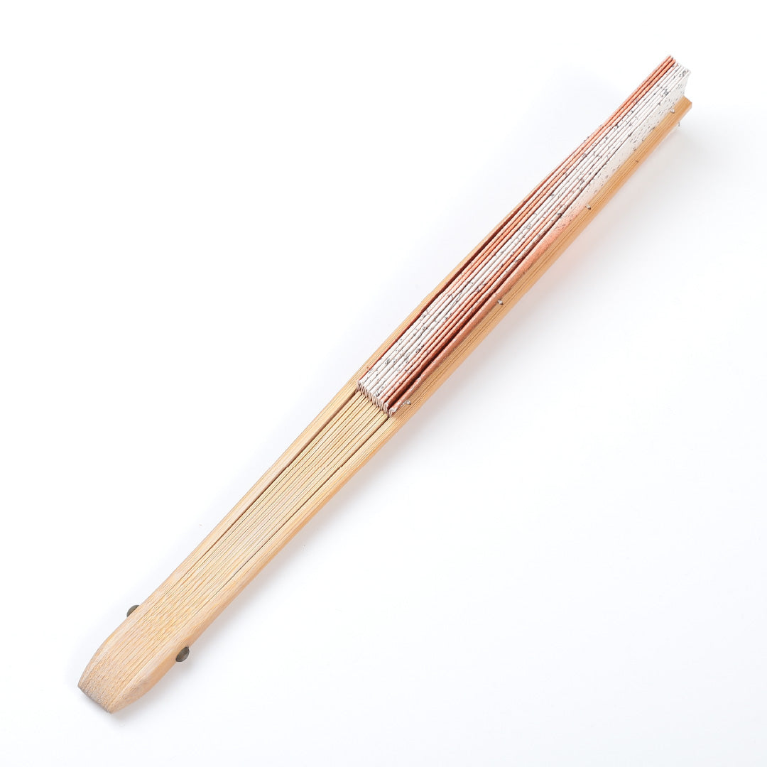 舞扇子 踊り用 日本舞踊 芸能 長さ29cm Aランク 茶骨 竹製 和紙 白系 朱系 1265-00061