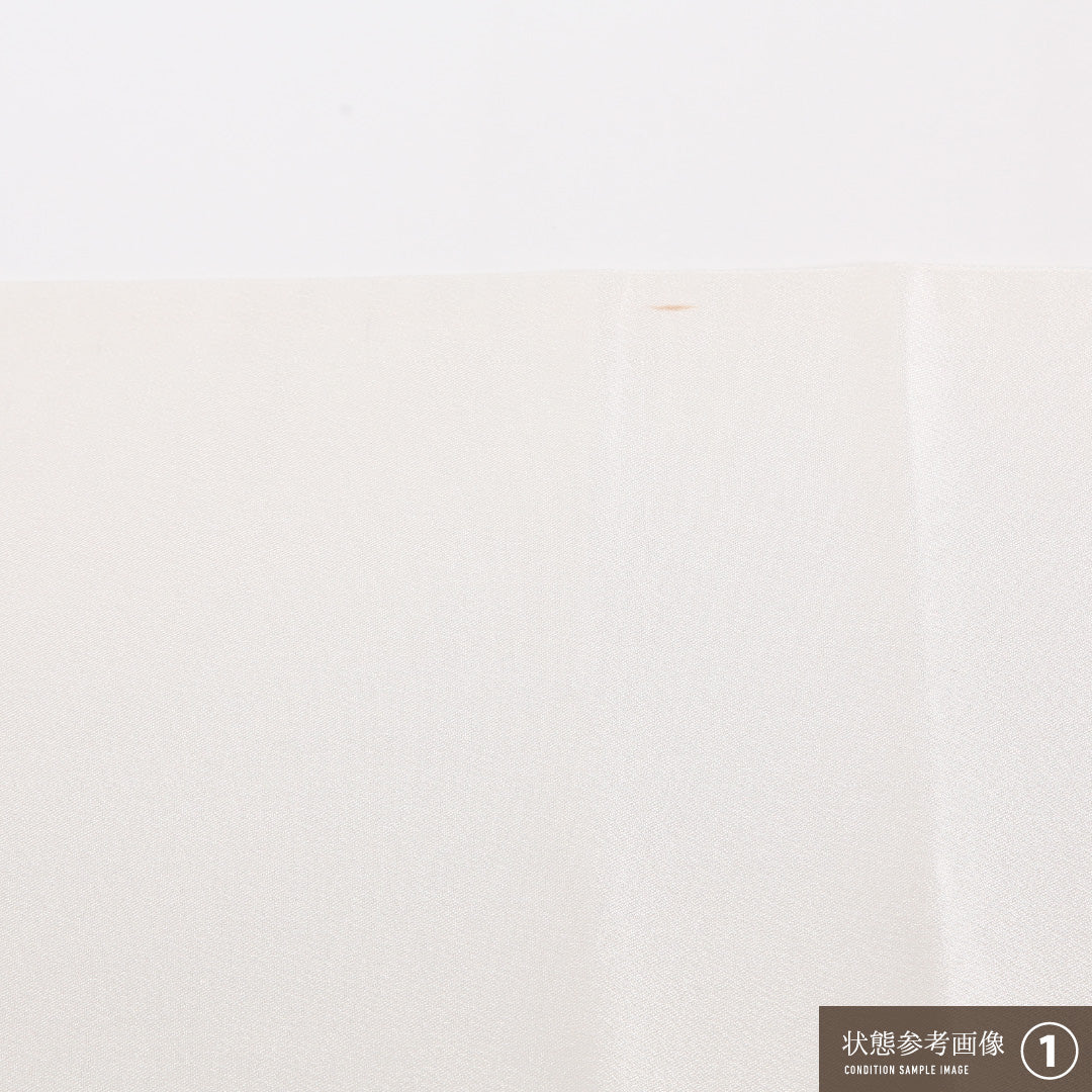袋帯 帯丈408cm 正絹 六通 セミフォーマル 唐華 亀甲 クリーム系 1243-02545
