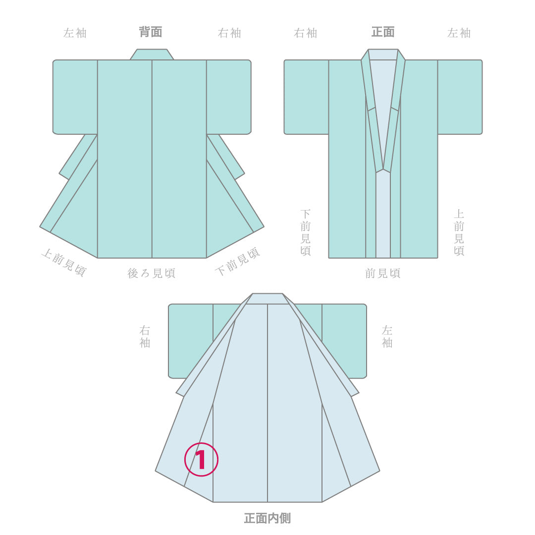 黒留袖 袷 身丈161cm 裄丈64cm 正絹 Sランク 五つ紋 (上り藤) フォーマル 広衿 Lサイズ 刺繍 比翼 落款 鏡裏文 雉 丸文 黒系 RP 1213-07081