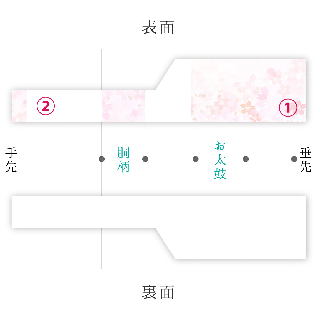 名古屋帯 1245-04233 手先アップ