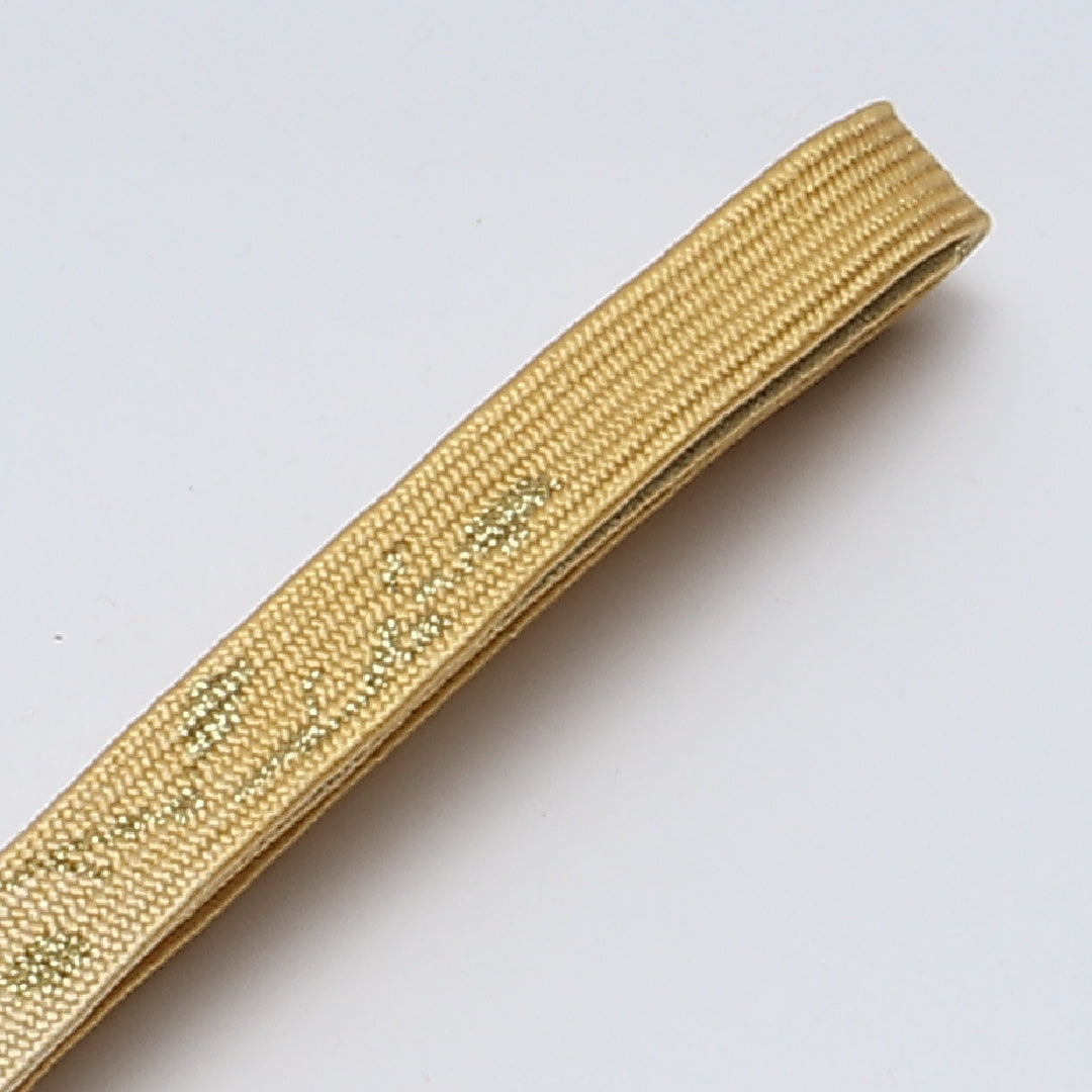 未使用品 礼装用 帯締め 平組紐 高麗組 正絹 黄系 金系 1251-02107