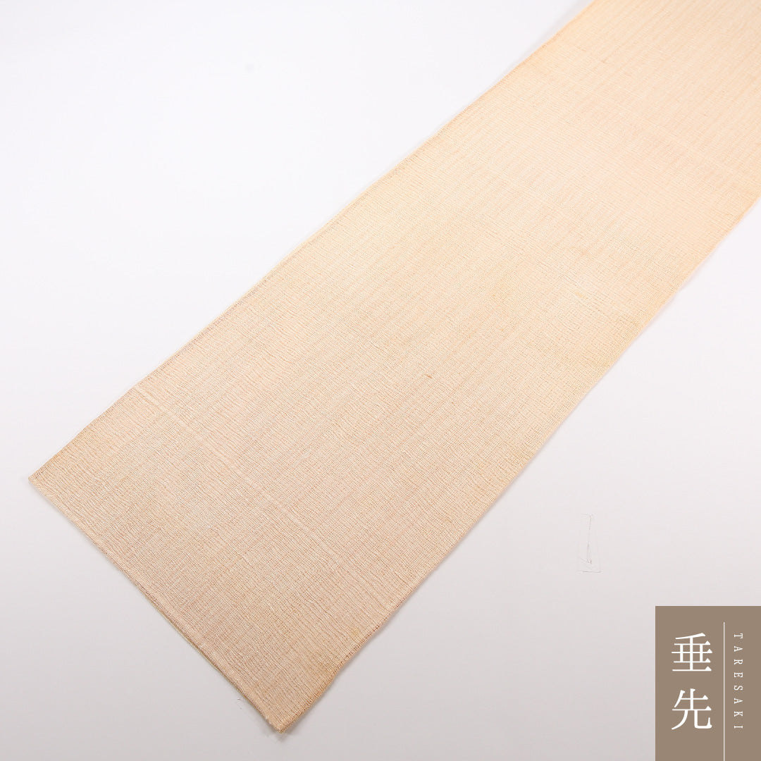 夏物 袋帯 帯丈440cm 正絹 ポイント柄 インフォーマル 朝顔 クリーム系 1243-02509
