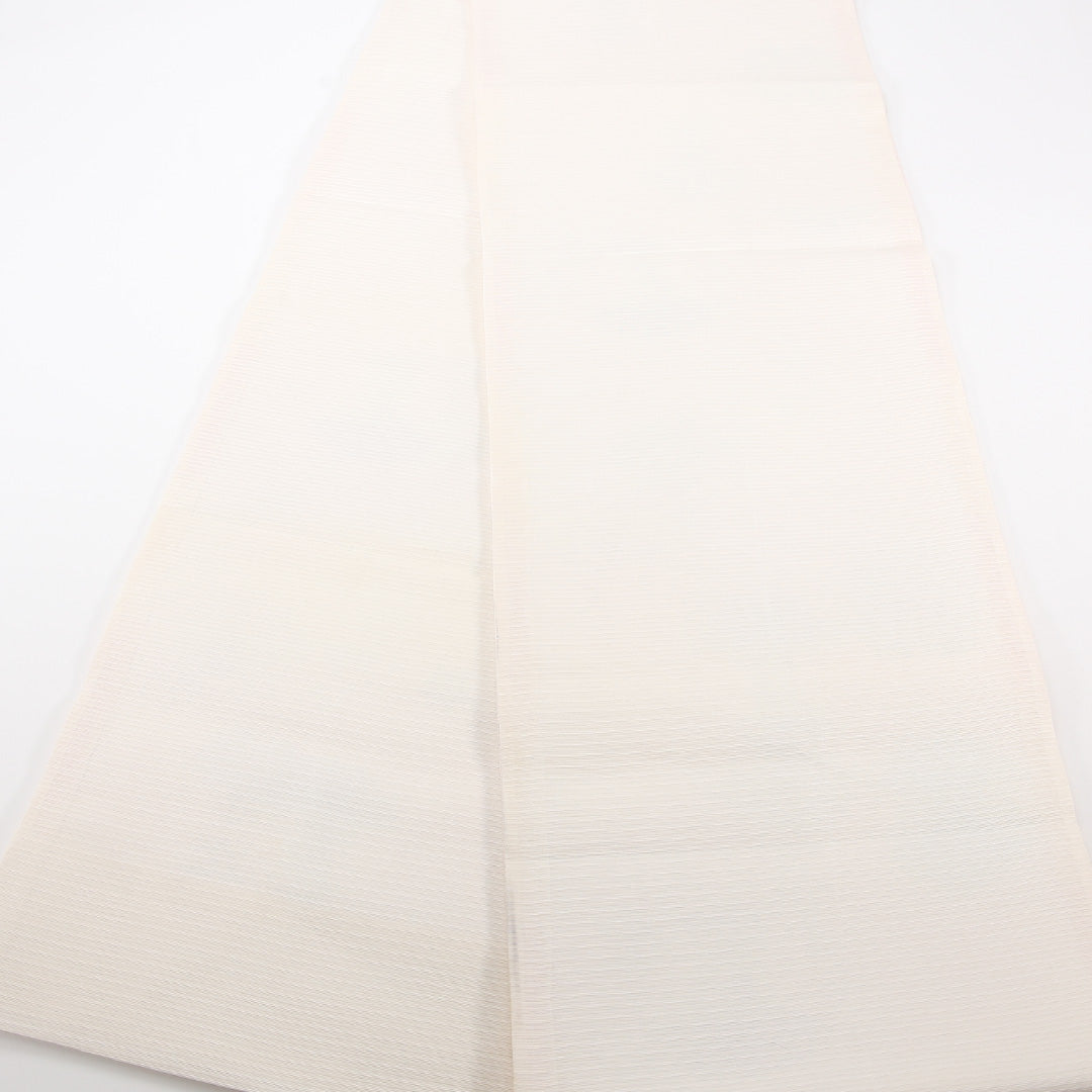 夏物 袋帯 帯丈432cm 正絹 六通 インフォーマル 丸文 クリーム系 ピンク系 1243-02518