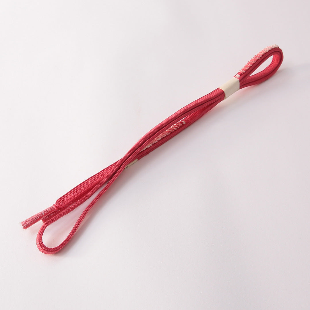 未使用品 帯締め 平組紐 内記組 正絹 ピンク系 1251-01567