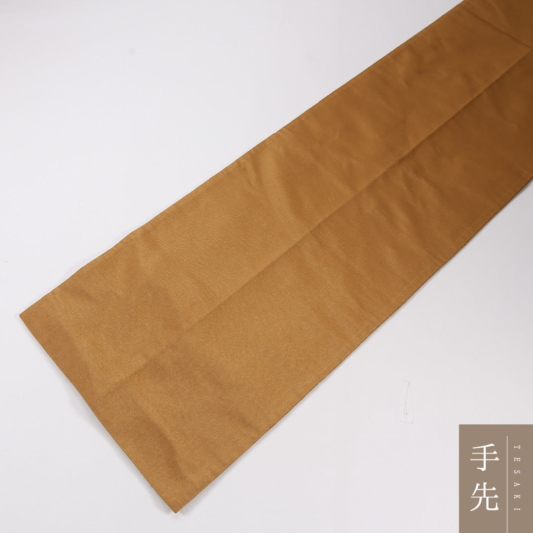 市松 袋帯 帯丈368cm ポリエステル 六通 インフォーマル 黄系 茶系 1243-02625