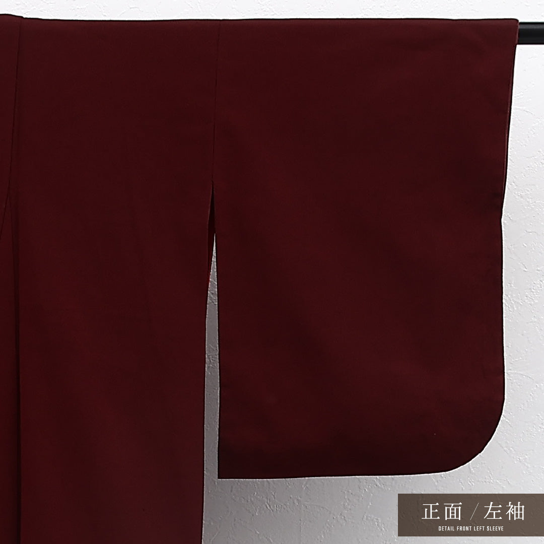 アンティークお召の色無地