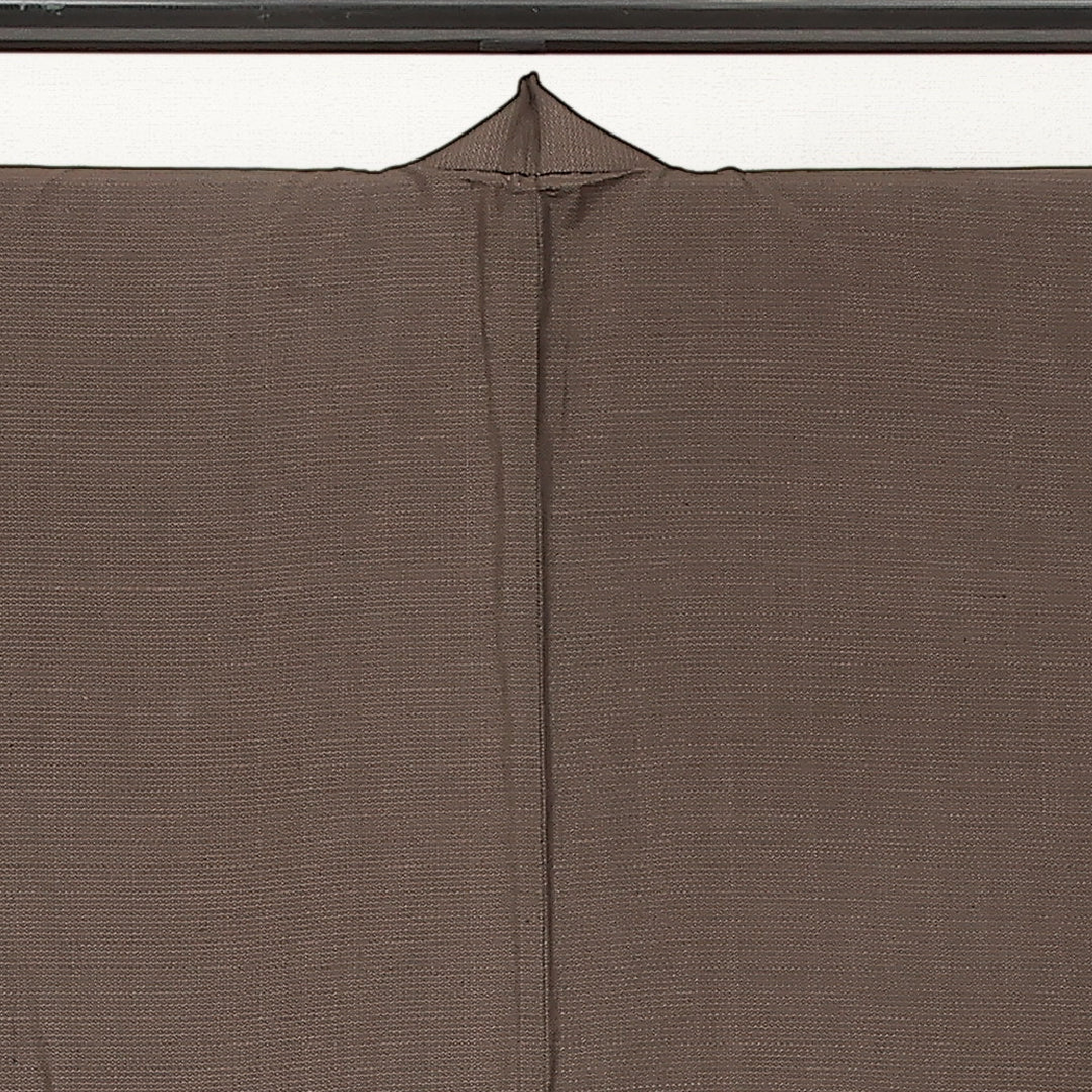 羽織 男性用 (紬) 袷 身丈97cm 裄丈66cm 正絹 Aランク インフォーマル Sサイズ 亀甲絣 茶系 RP 1235-17222