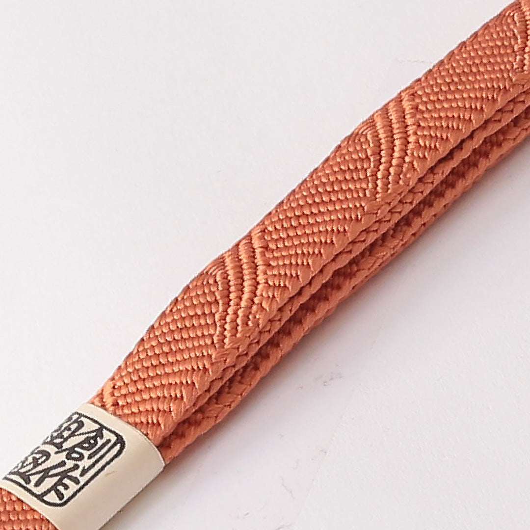 未使用品 帯締め 平組紐 高麗組 正絹 ピンク系 1251-01785