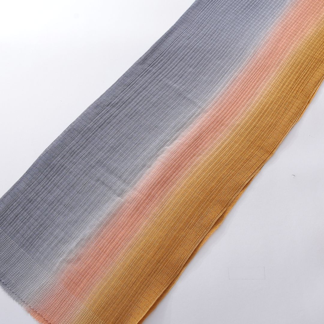 夏物 帯揚げ 正絹 絽 金彩 多色系 1252-00702