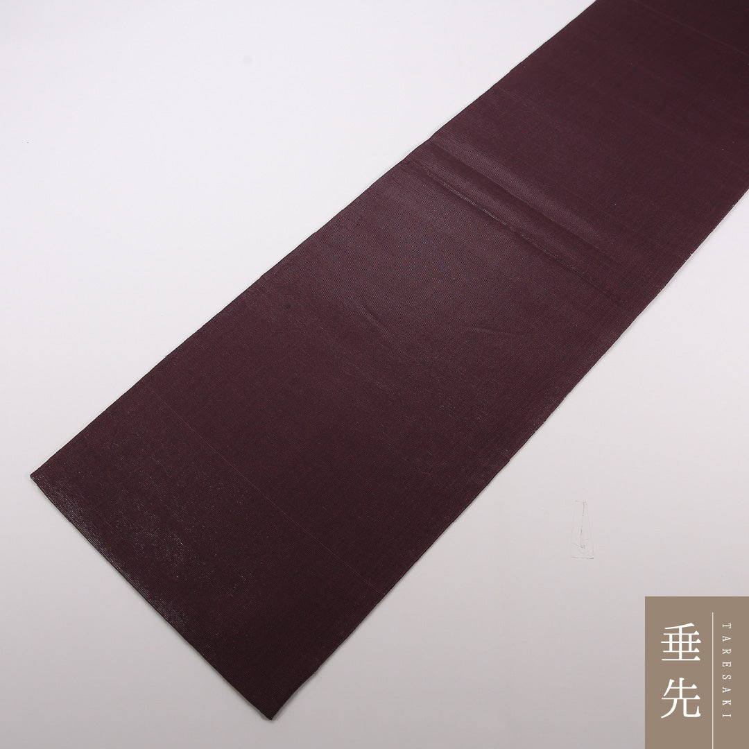 夏物 袋帯 帯丈422cm 正絹 ポイント柄 インフォーマル すすき 紫系 1243-02498