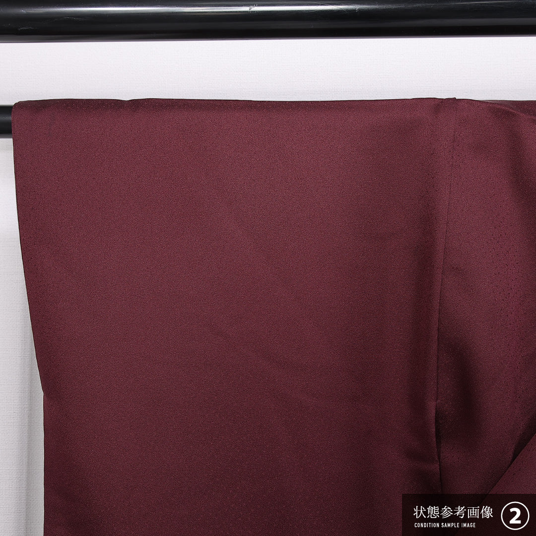 訪問着 身丈158cm 裄丈62cm M 正絹 Bランク 袷 一つ紋 広衿 人物 御所車 1212-11179