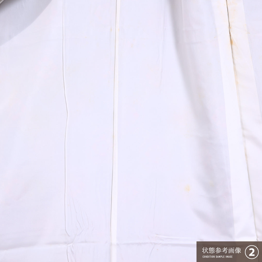 大島紬 袷 身丈167cm 裄丈65cm 正絹 Aランク インフォーマル 広衿 XLサイズ 経緯絣 蜀江 紺系 RP 1223-11558